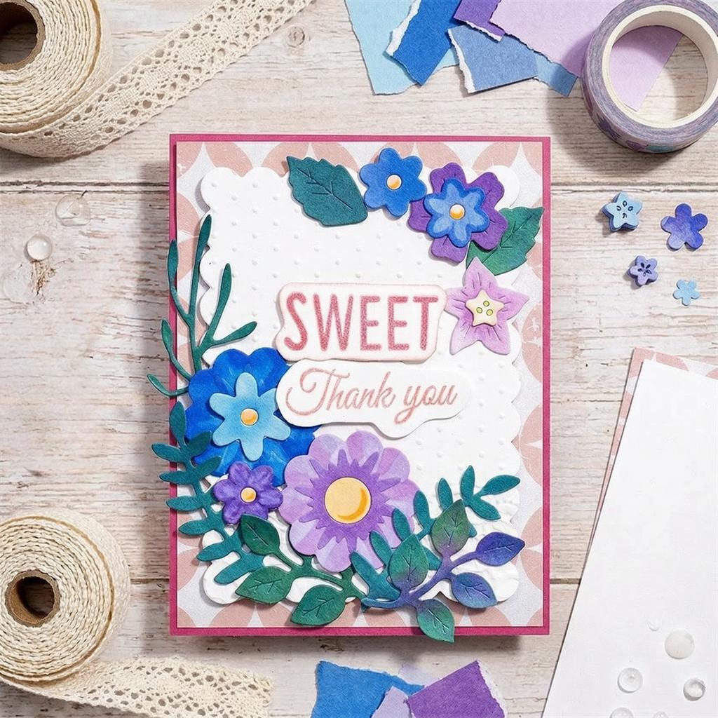 Flower Carbon Steeel Cutting Dies for Scrapbooking Photo Album Decoration DIY Cards Making Craft Dies Cut