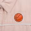 1pcs Cartoon Sports Goods Brooch Basketball Basketball Frame Alloy Paint Badge Trendy Versatile Clothing Bag Ornament Brooch