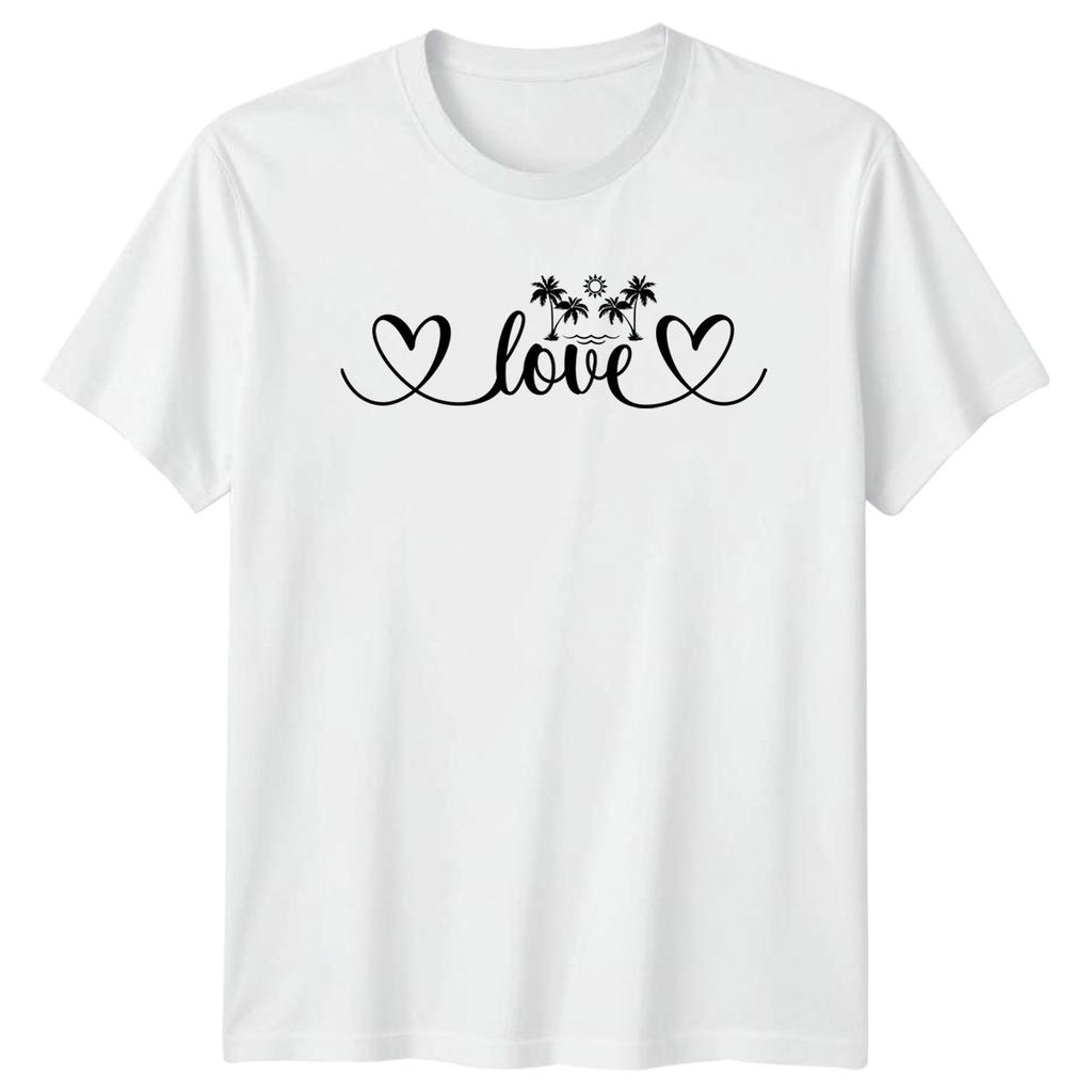 Love TShirt Tropical Beach Vacation Travel Gift For Him And Her