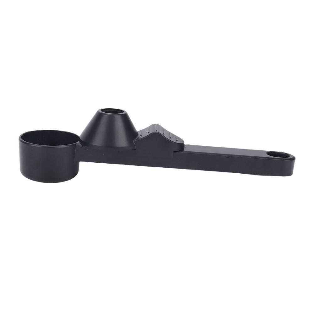 2PCS Set Spill-Free Coffee Measuring Spoons Black Color Scoop Funnel Coffee Scoop Funnels  Coffee