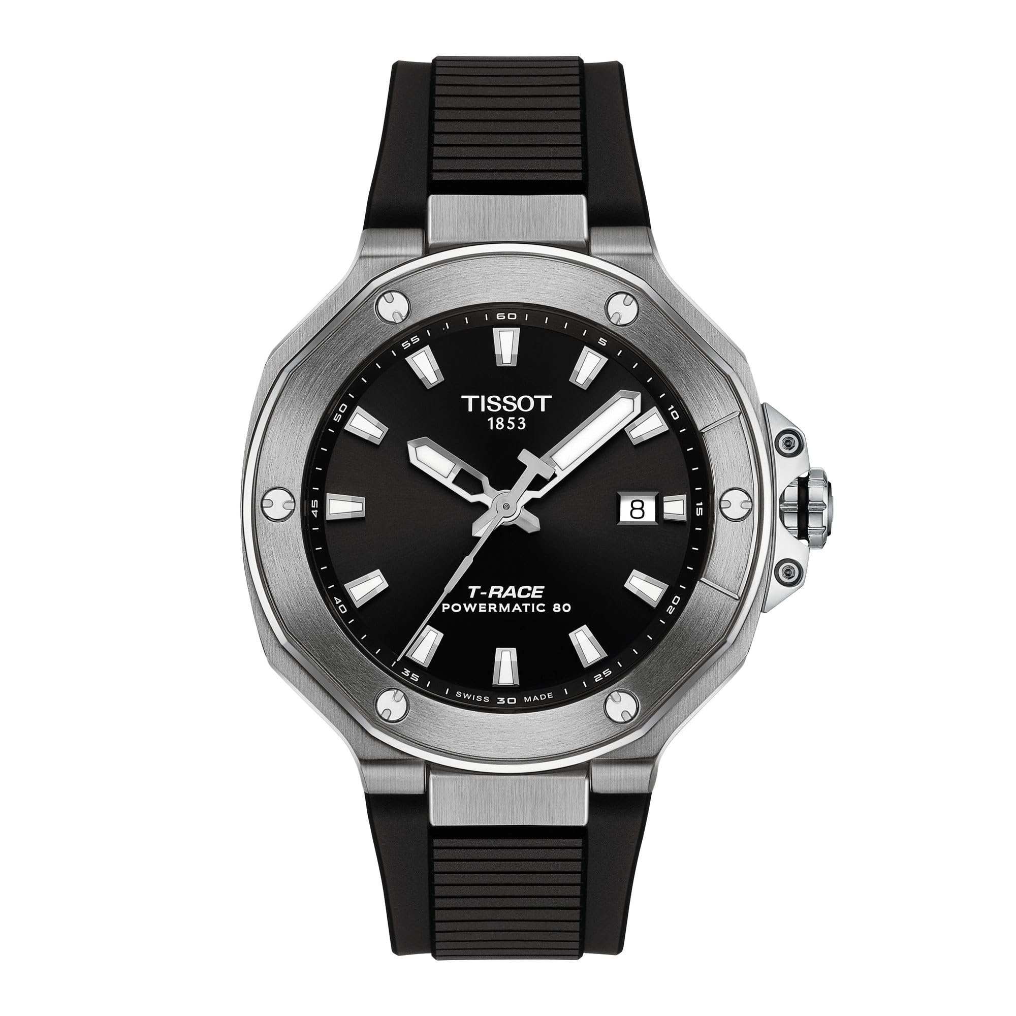 

Годинник Tissot T-Race з гумовим ремінцем та чорним циферблатом (Офіційний імпорт) T1418071705100