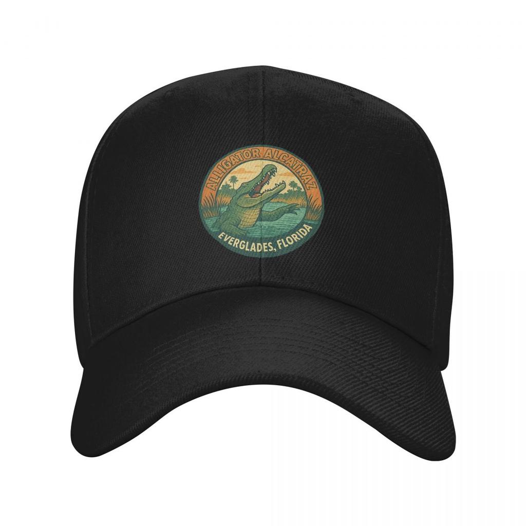 Alligator Alcatraz Florida Everglades Baseball Caps Snapback Men Women Hats Outdoor Cap Streetwear Baseball Hat Casquette