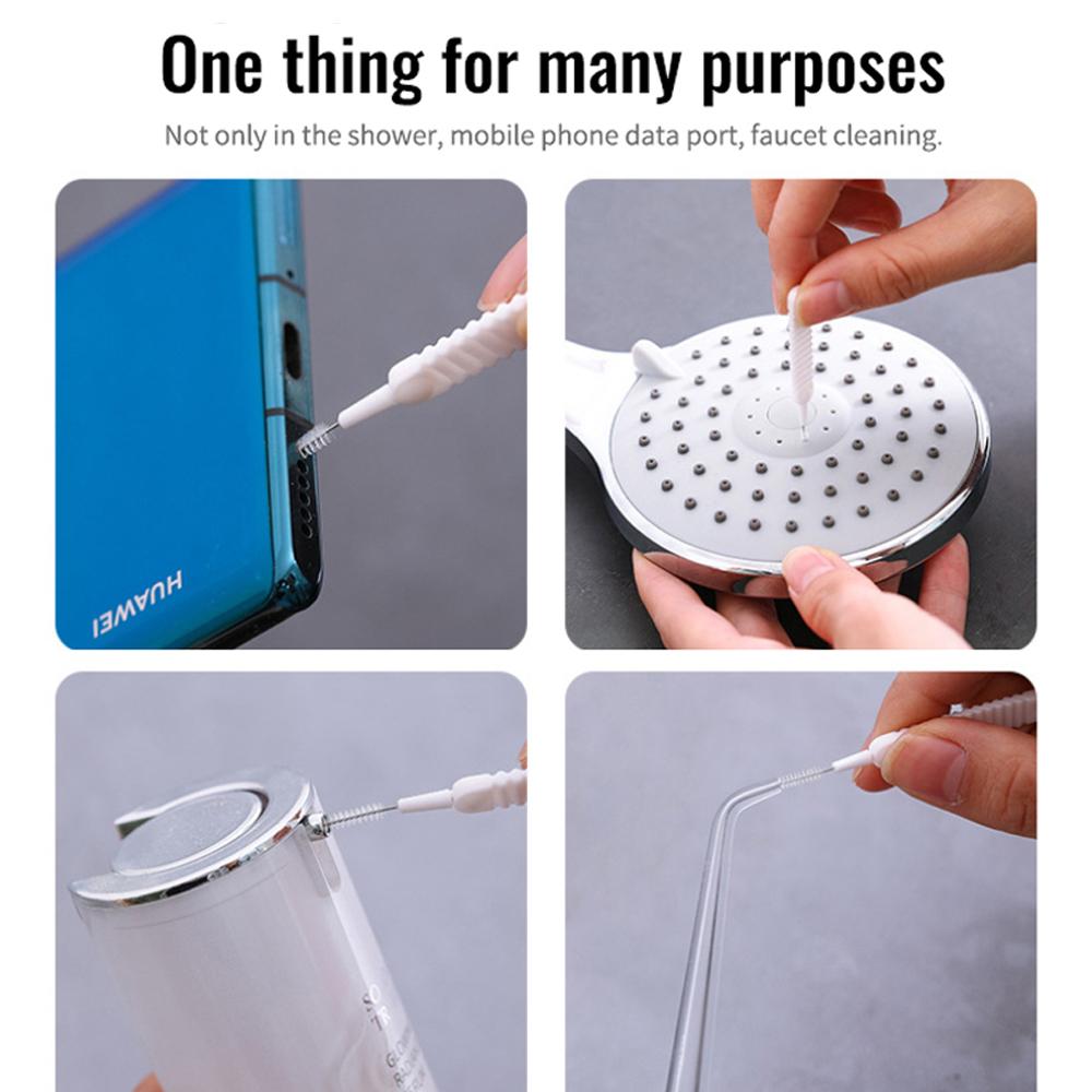 Cleaning Gap Hole Brush Head Clean Bathroom Supplies Shower Head Cleaning Brush Anti-clogging Brush