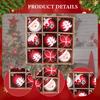 Christmas Tree Hanging Ornaments Charm Pendants Reusable Ornament Decorations for Cafe