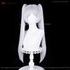 Parrucca Cosplay Frierenn 95cm Argento Bianco Resistente al Calore Capelli Sintetici Per Costumi da Donna Parrucca Cosplay Anime Halloween
