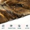 Lion Cub Print Flannel Blanket, High Quality Comfortable for All Seasons, Home Decor, Warmth and Comfort, Perfect for Christmas Gifts