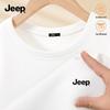 JEEP Men's Fleece Lined 5A Antibacterial Stretch Crew Neck T-Shirt