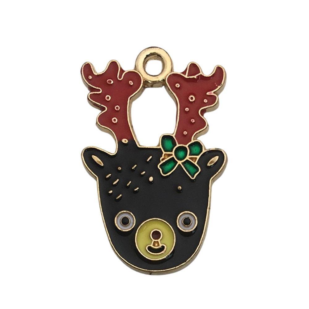 140 Kinds Of Christmas Drips Santa Claus Snowman Snowflake Deer Earrings Bracelet Pendant Diy Jewelry Accessories