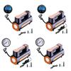 DC12V Tire Inflator Portable Air Compressor Smart Tire Pump With Pressure Gauge Emergency LED Light For Car Tires Bicycles
