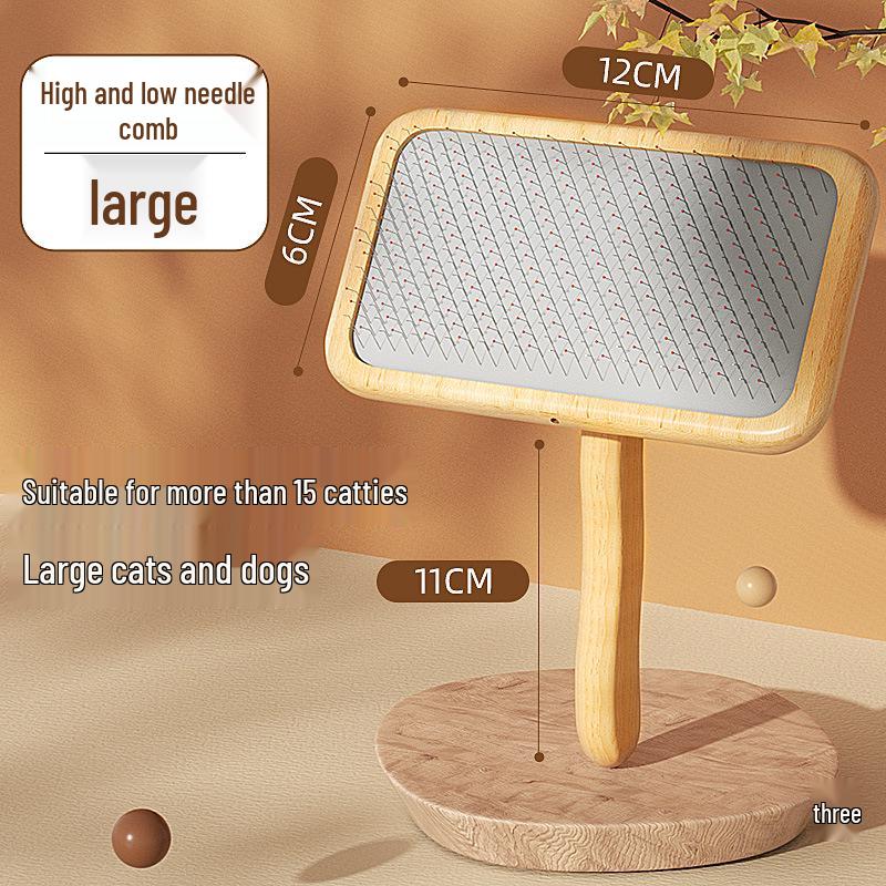 

Расческа для груминга питомцев для удаления выпавшей шерсти и распутывания колтунов - Идеально подходит для собак и кошек Comb