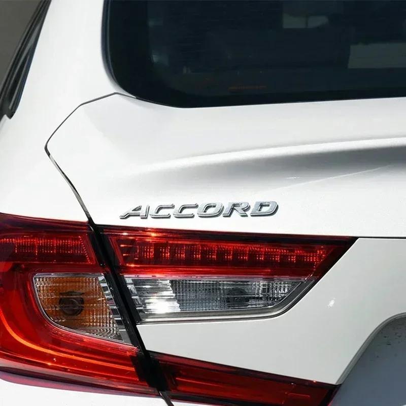 3D ABS Logo Honda Emblem Letters Car Trunk Badge Rear Letter Label for Honda Accord Elysion CR-Z Odyssey SPIRIOR Accessories