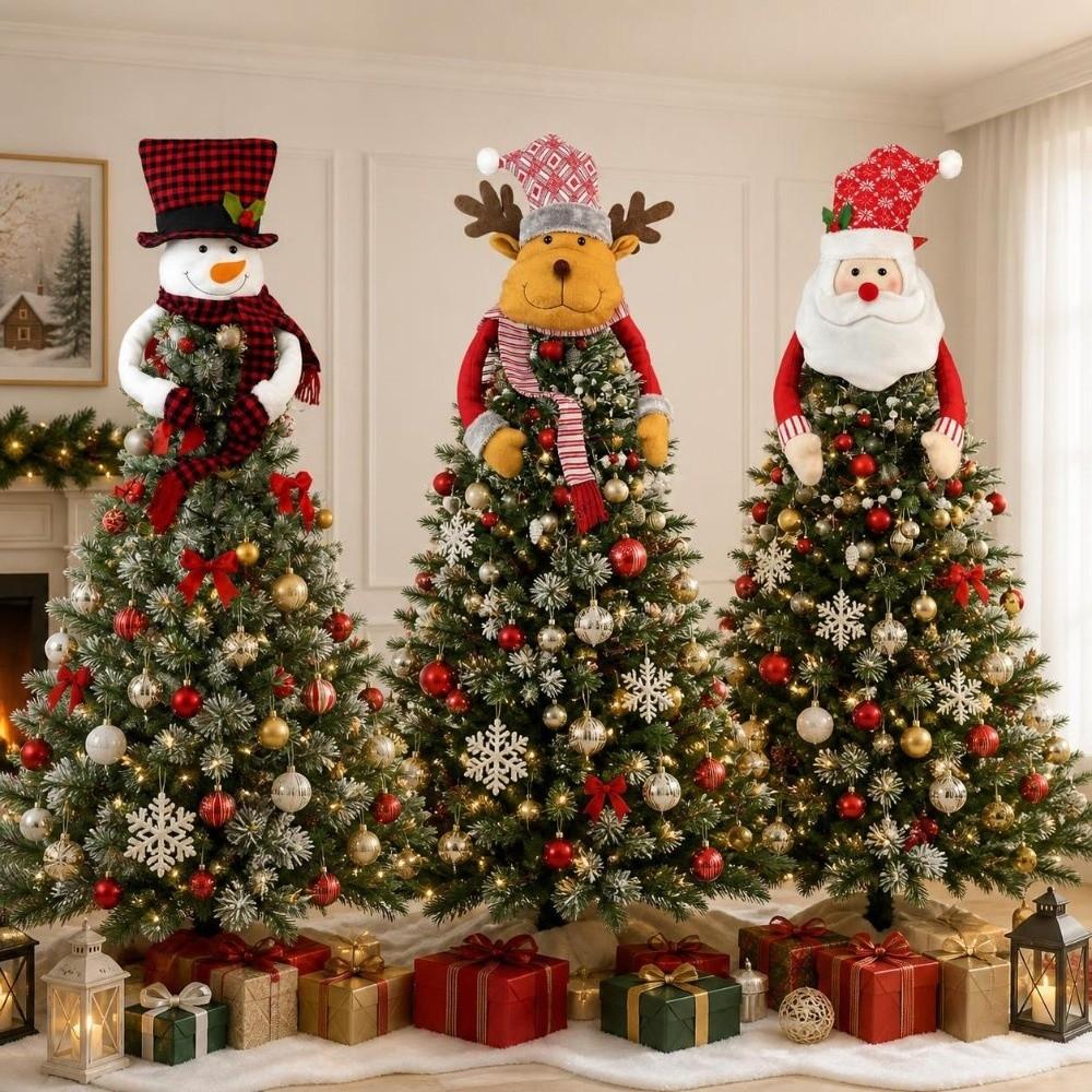 Large Size Snowmen Hugger Ornaments Scarf Design Xmas Tree Ornaments  Home Decor