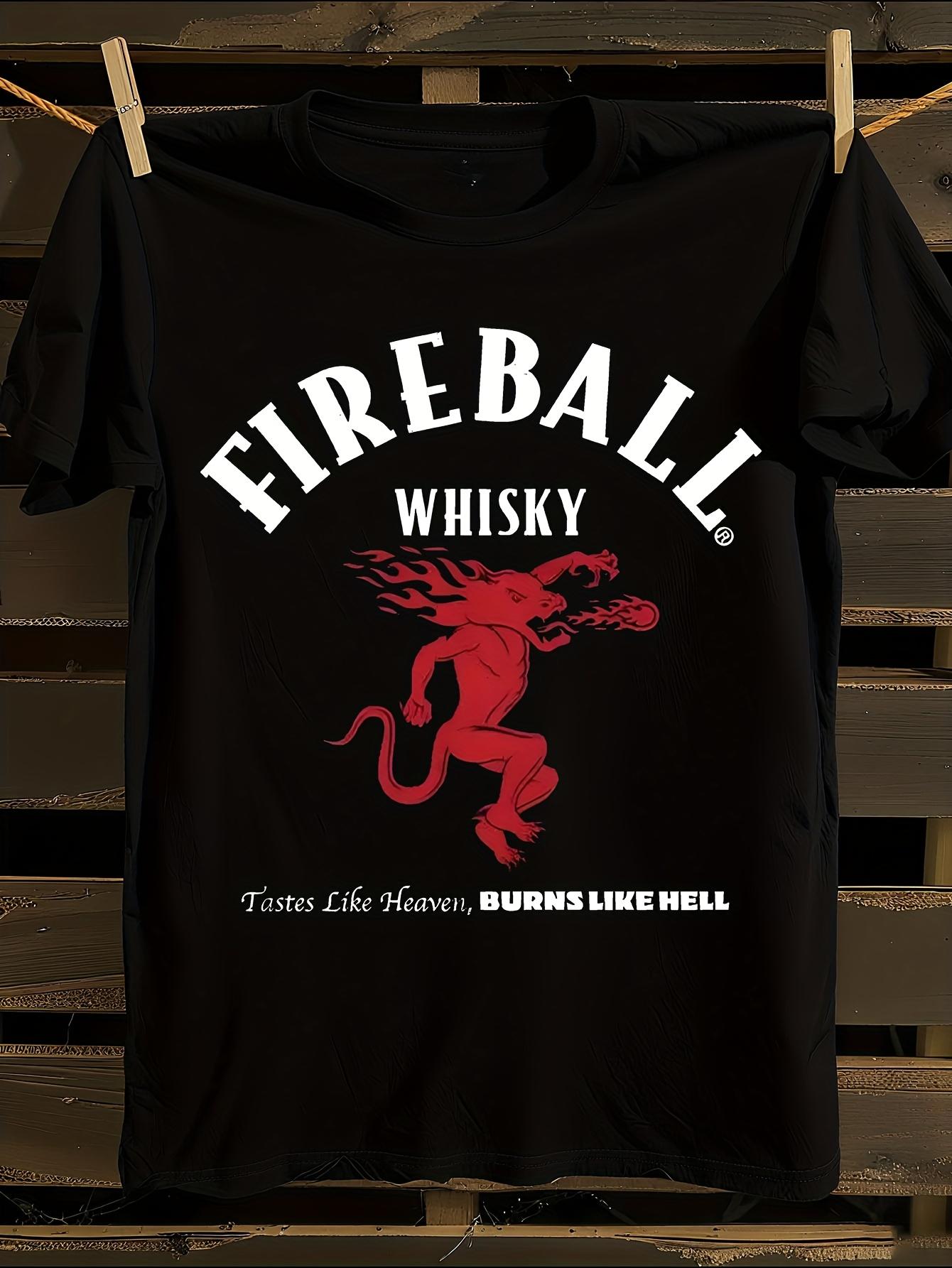 Fireball Cinnamon Whisky Graphic T-shirt XL