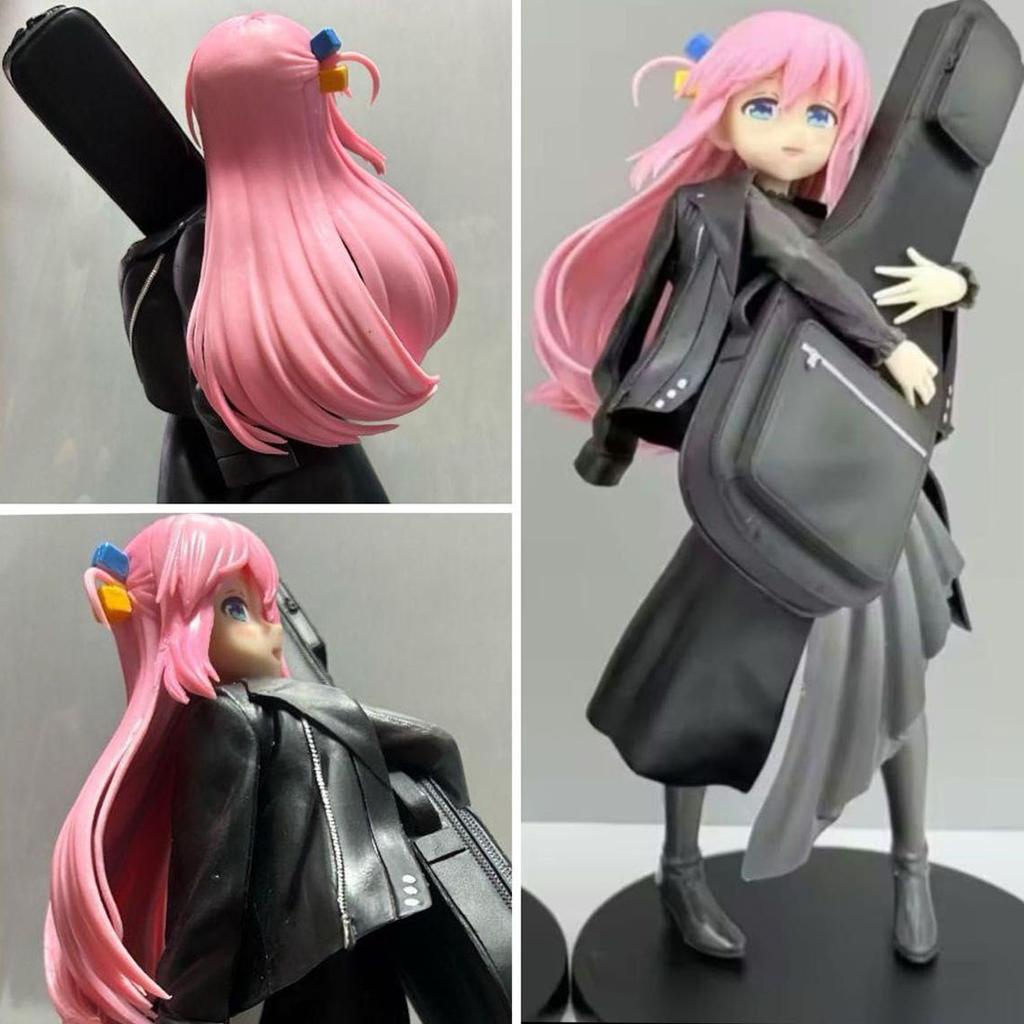 Anime Bocchi Rock Gotoh Hitori Kita Ikuyo Hugging Qin Doll Action Model Handmade Toy Collection Accessories Children's Gifts