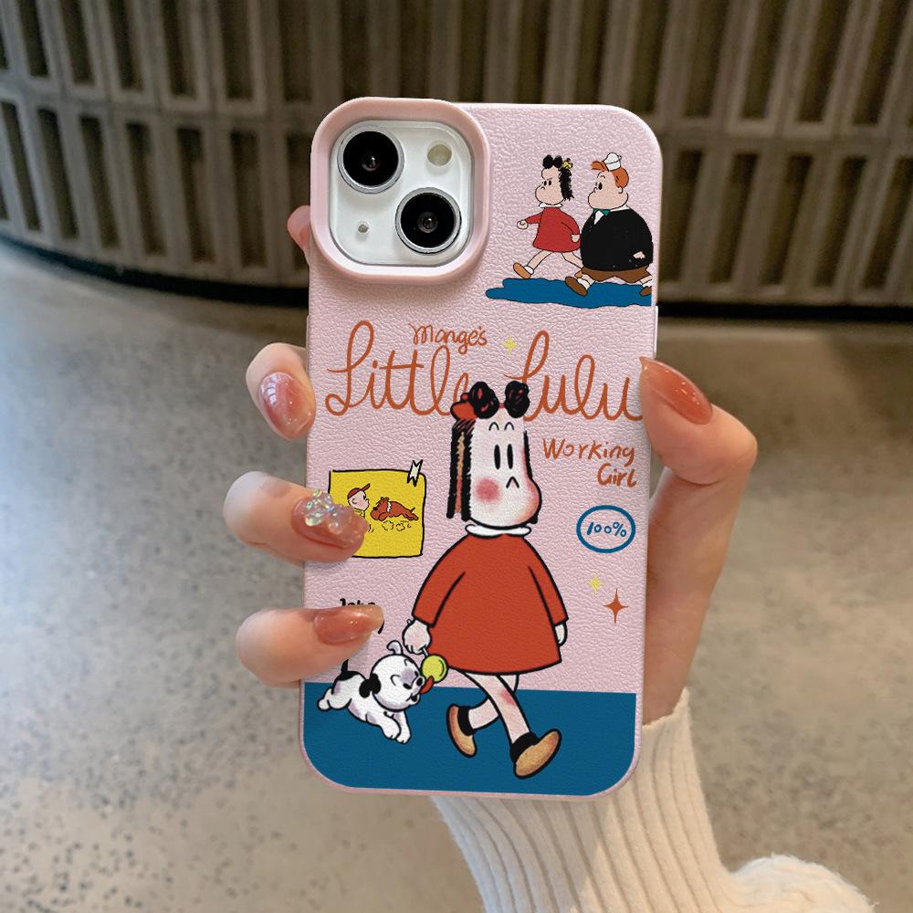 Japanese Ins Cartoon Animation Character for Apple 16 Mobile Phone Case for IPhone15 New 14plus Female 12/14