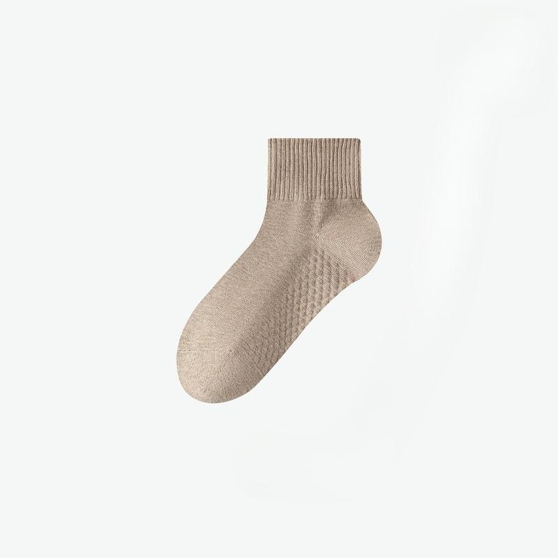 

Женские осенние повседневные носки из чистого хлопка для массажа стоп, с увлажняющим и дезодорирующим эффектом, без косточек, спортивные носки-гольфы 1 pair