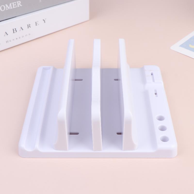 Laptop Convenient Stand Desktop Tablet Mobile Phone Computer Upright Storage Height Increasing Heat Dissipation Base 1Pc