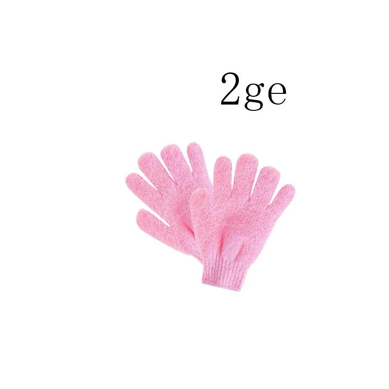 1-4pair Five Fingers Bath Gloves Household Shower Scrub Body Wash Children Home Supply Elastic Wipe Back Bathing Cleaning Gloves