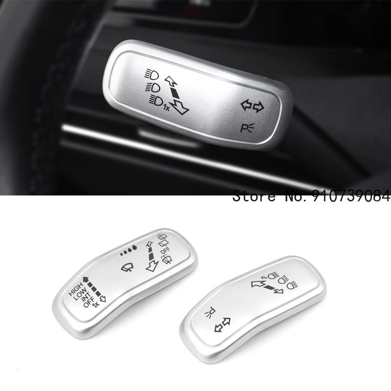 Interior Steering Wheel Headlight Switch Control Cover Wiper Switch Trim for VW Golf 7 7.5 MK7 Golf 8 MK8 Accessories