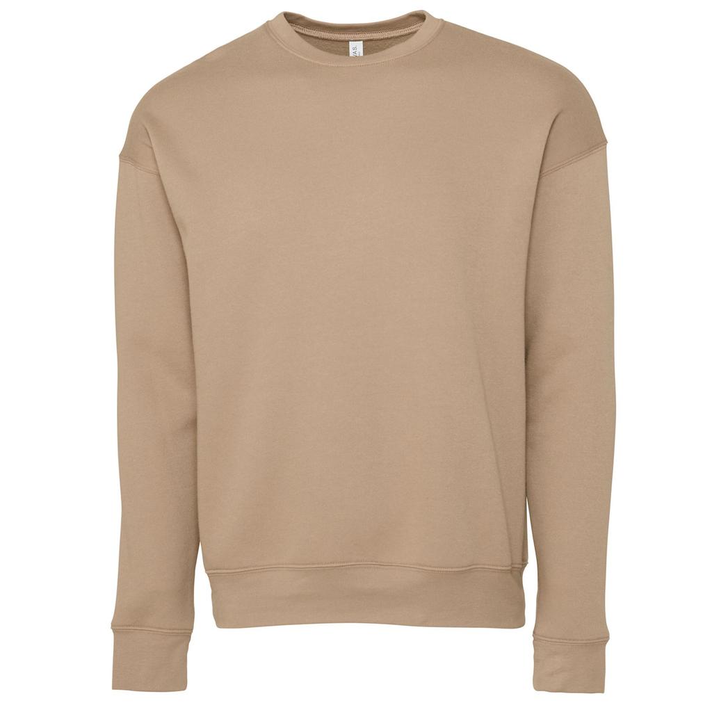 Bella + Canvas Unisex Adult Fleece Drop Shoulder Sweatshirt