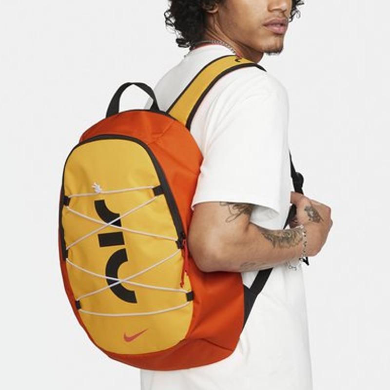 Nike Air 21L Backpack Orange Lightweight Casual DV6246-819