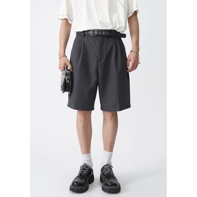 Men's Spring/Summer New Product Retro Loose Straight Mid Rise Casual Shorts