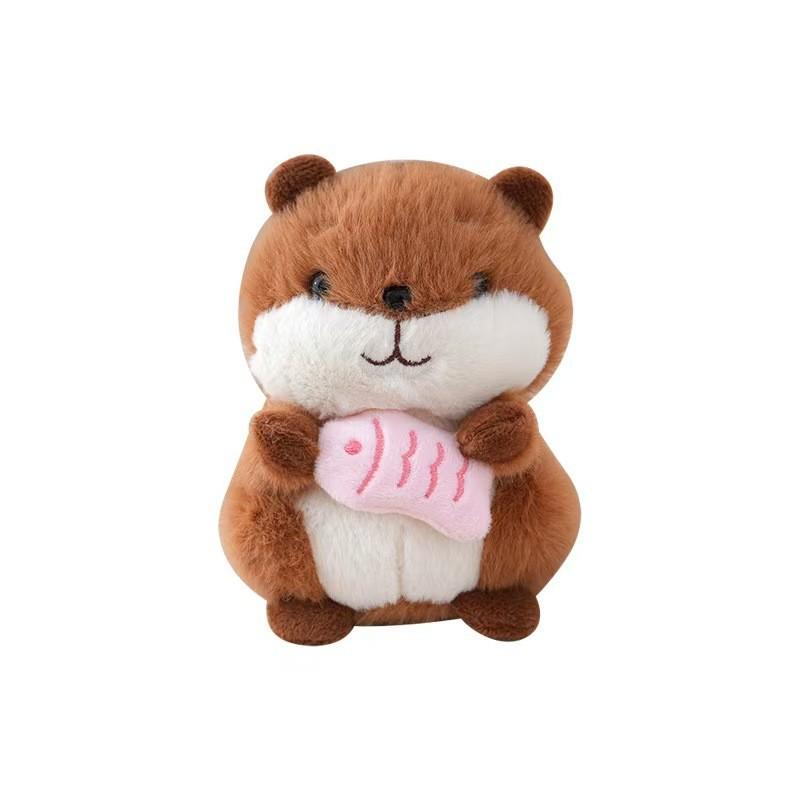 Cute Mouse Plush Keychain With Pp Cotton Filling For Bag Decor And Gift