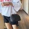 Mouth Gold Small Bag Female Wild Messenger Bag Chain Shoulder Fashion Clip Mouth Straw Bag