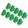 100 PCS Garden Shed Clamps Plastic Stable Versatile Film Shading Net Clips for Greenhouse 16mm 0.63in