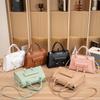 2023 Women's Korean Style Fashion Crossbody Bag - Elegant Solid Color Small Square Shoulder Bag