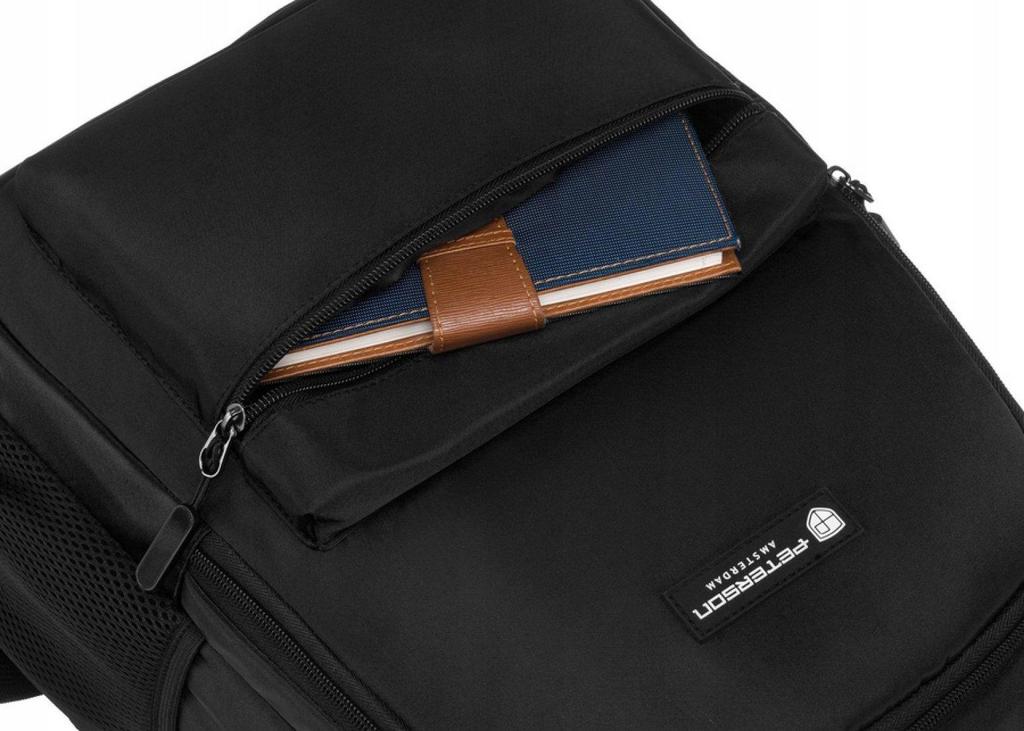 Spacious, Polyester Men's Backpack with Laptop Space - Peterson