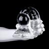 Animal Dog Dick-Shaped Transparent Anal Plug - Large Size Erotic Sex Toy for Women