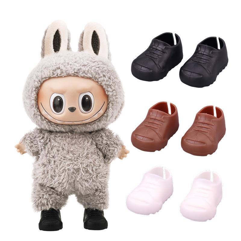 Casual 17cm Labubu Doll Shoes for Dress-Up