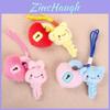 Keychain Heart Lock Plush Toy With Soft Short Plush For Girls Birthday Gift Accessories