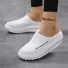 Women Casual Shoes Slip On Loafers Fashion Comfortable Breathable Slippers Female Platform Height-Increasing Footwear