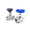 304 Stainless Steel Needle Valve, 1/4" Female Thread, American Style, Straight Through, 2 and 4 Point Options