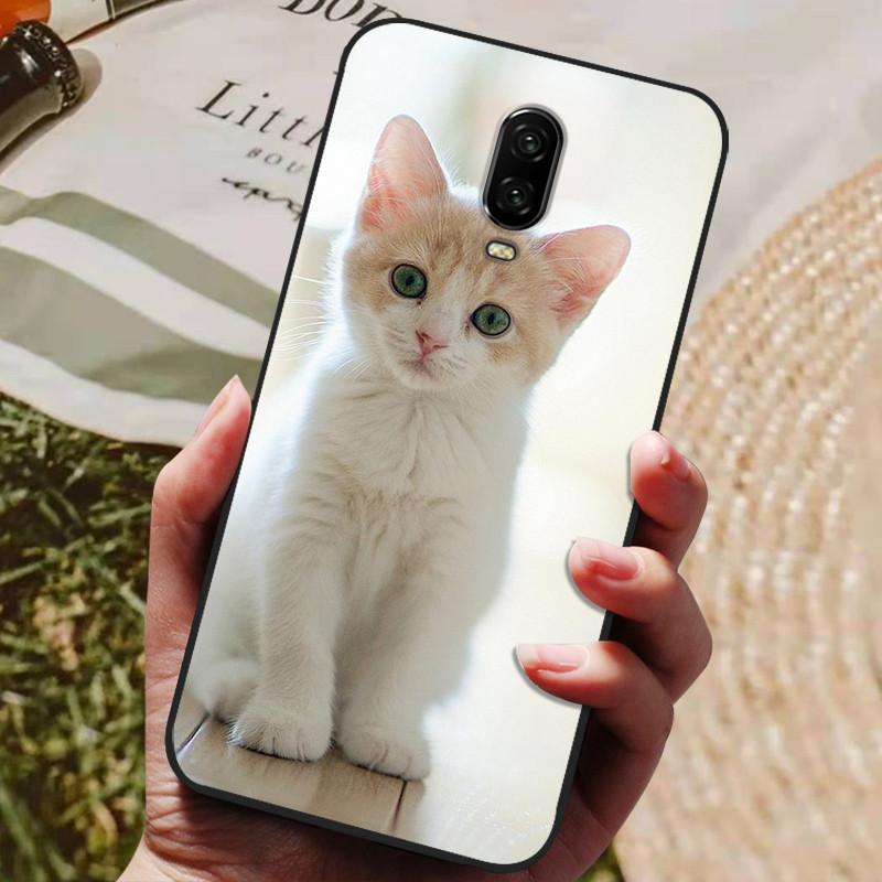 For Oneplus 6 6T Case Silicone Soft TPU Back Cover Phone Case For One Plus Oneplus 6t 6 T Case Black Cover Coque Fundas Capa