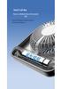 Ultra-thin Wall-mountable High Wind Power Handheld Desktop Fan for Dormitory and Office
