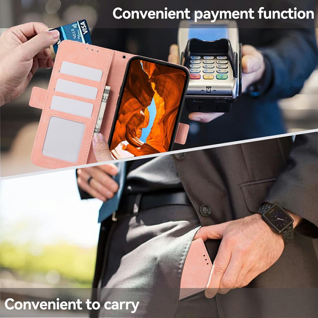 For Xiaomi Redmi 15 4G (EU) (171mm) Case PU Leather Folio Stand View RFID Blocking Phone Cover