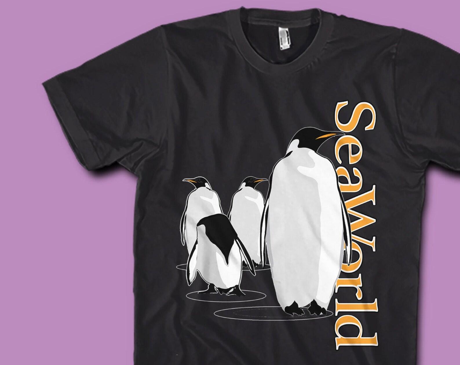 SeaWorld Penguin Shirt: Theme Park Vacation Tee XL