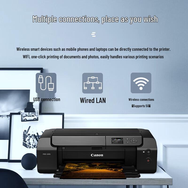 Canon PRO-200S A3+ Professional Photo Inkjet Printer CN plug (adapter included)