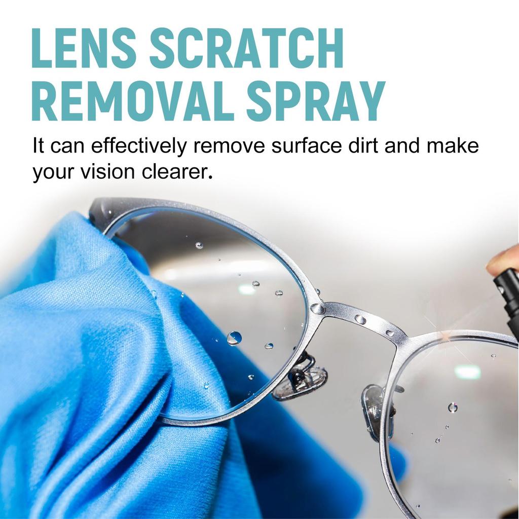 Glasses Lens Cleaner Spray Eyeglass Scratch Removal Anti Fog Repair Liquid Spray Oil Fingerprints Cleaner Dust Lens