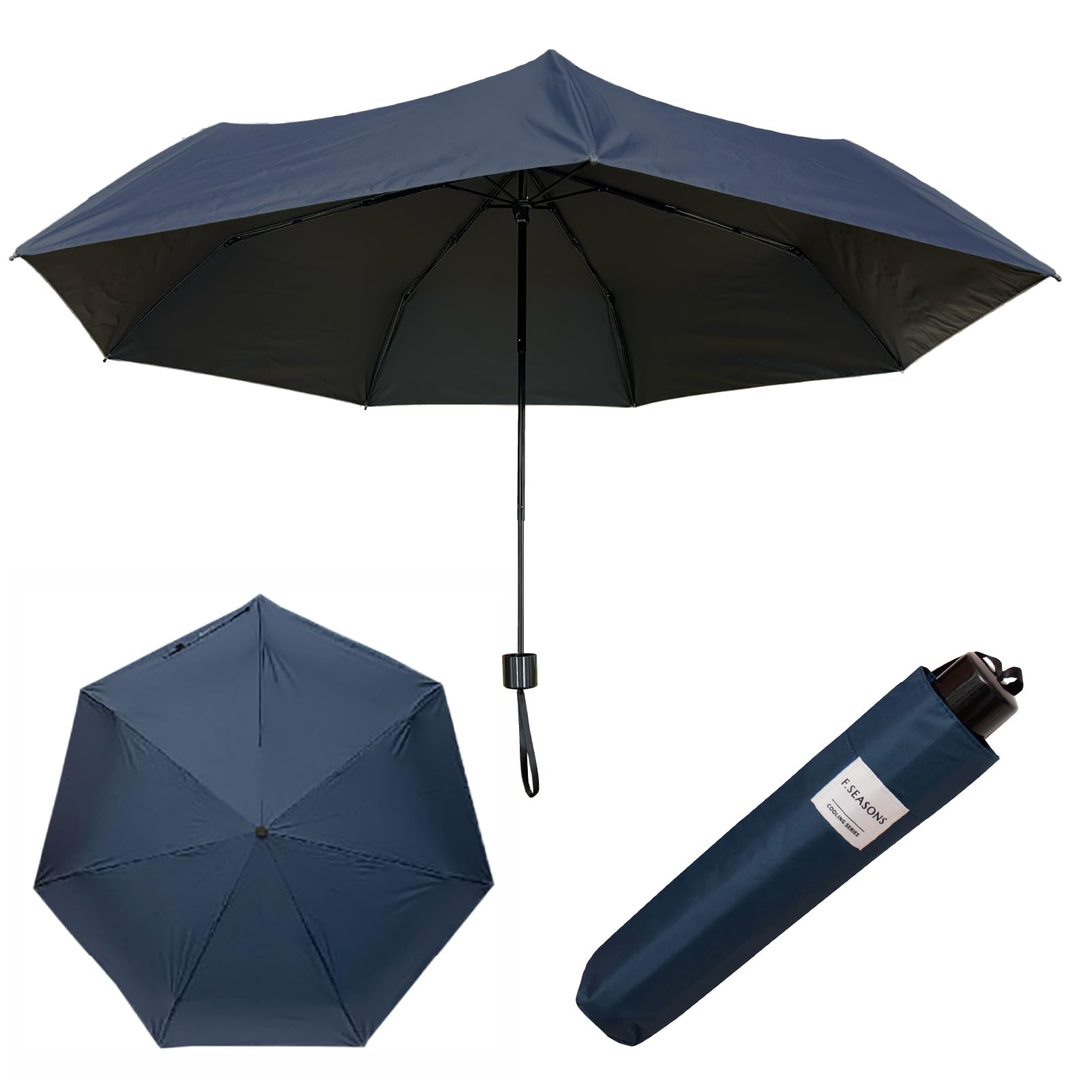 

Большой и легкий складной зонт-парасоль 106 см, легкий зонт 280 г, степень затенения, защита от УФ-лучей. Для солнечных и дождливых дней. Ручное открытие