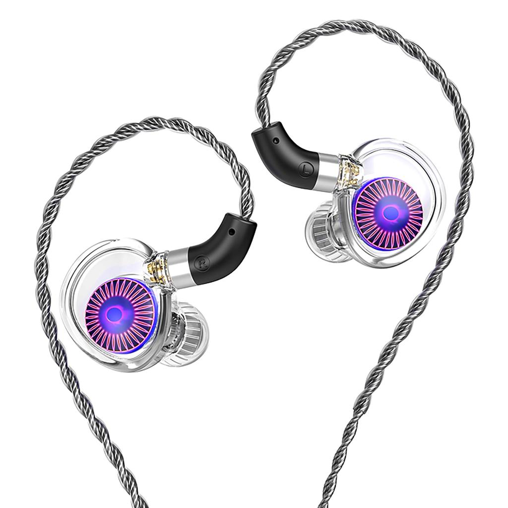Linsoul TRN Medusa High Performance HiFi Dynamic Earphones Equipped with a Large Mouth Diameter 12mm Second Generation LCP Dynamic Driver Innovative