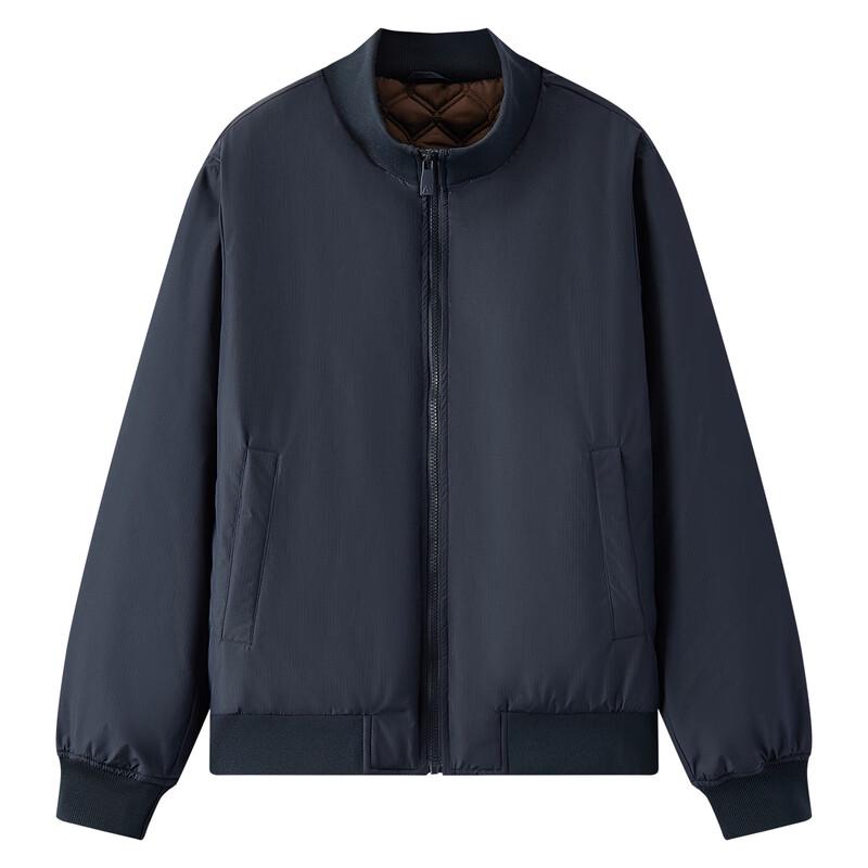 Shanshan Men's Business Casual Padded Baseball Jacket