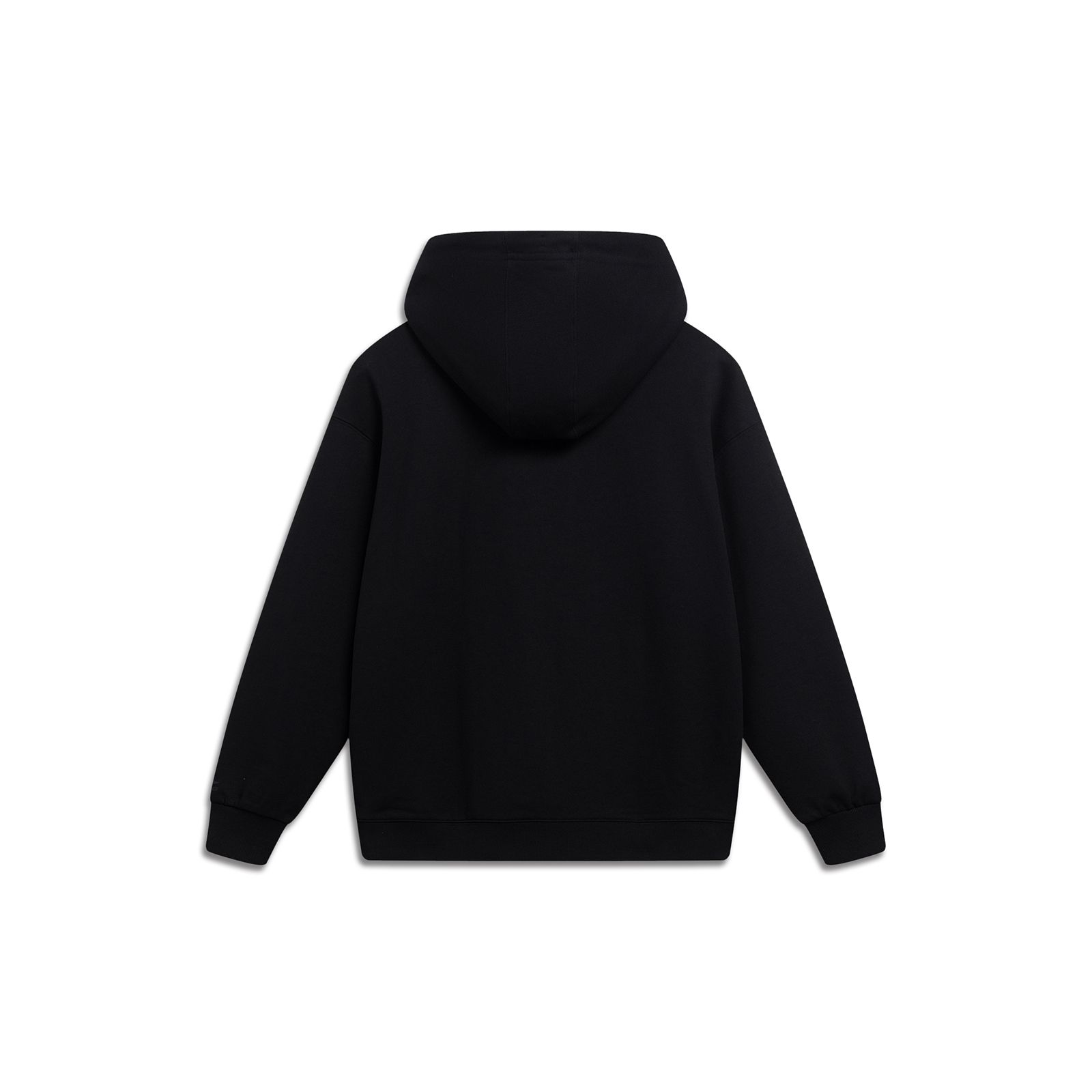 Li-Ning Спортивная мода Серия буквенный логотип принт толстовка мужская толстовка черный — фото 2