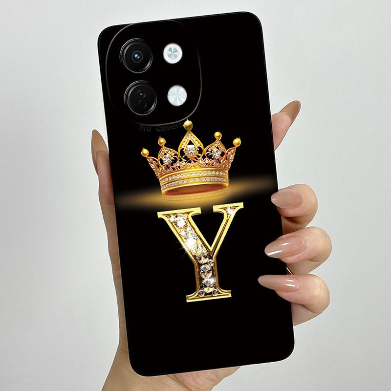 For Tecno Spark 30 5G Case KL8 Phone Cover Crown Letter Soft Silicone Funda for Techno Spark 30 5G Back Shell Spark30 5G Bumper