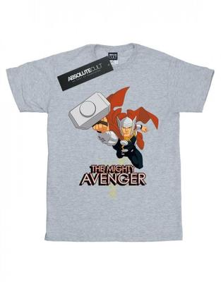 Damen/Damen Thor Der Mächtige Rächer Baumwoll-Boyfriend-T-Shirt