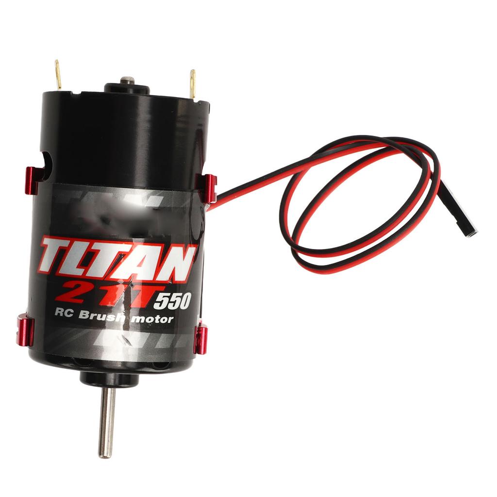550 Brushed Motor 21T Low Noise Heat Dissipation RC Car Brushed Motor for SCX10 90046