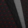 Diamond Pattern Quilted Leather Car Seat Cover & Mat